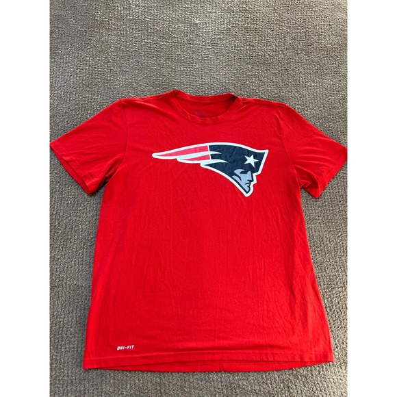 Nike Other - Nike Dri-FIT New England Patriots Red Graphic T-Shirt Mens XL NFL Football